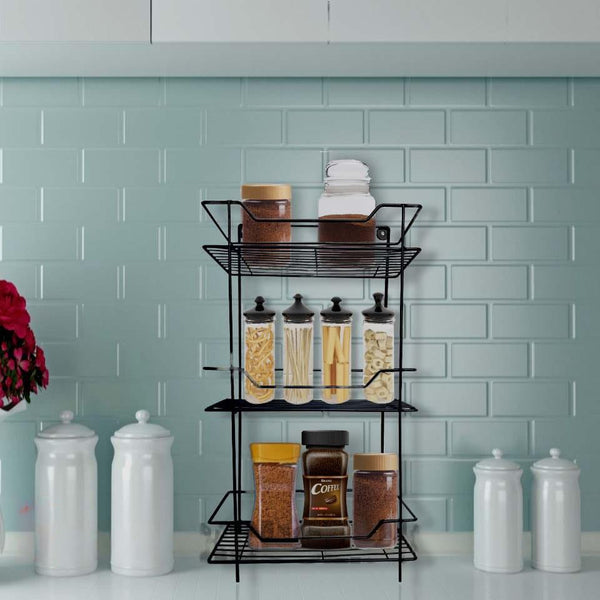 Three Layer Makeup - Kitchen - bathroom Rack Organizer