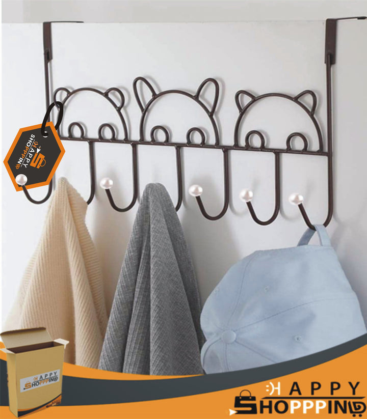 Over Door Hanger with 7 Hooks - Happy Shopping