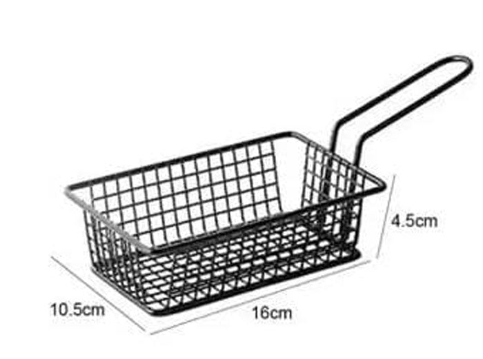 2 Pcs Frying Basket French Fries Basket - Happy Shopping