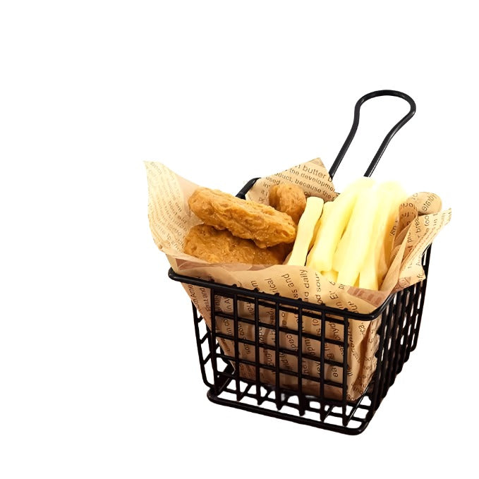 2 Pcs Frying Basket French Fries Basket - Happy Shopping