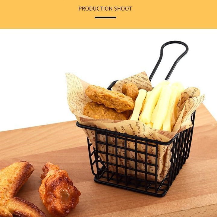 2 Pcs Frying Basket French Fries Basket - Happy Shopping